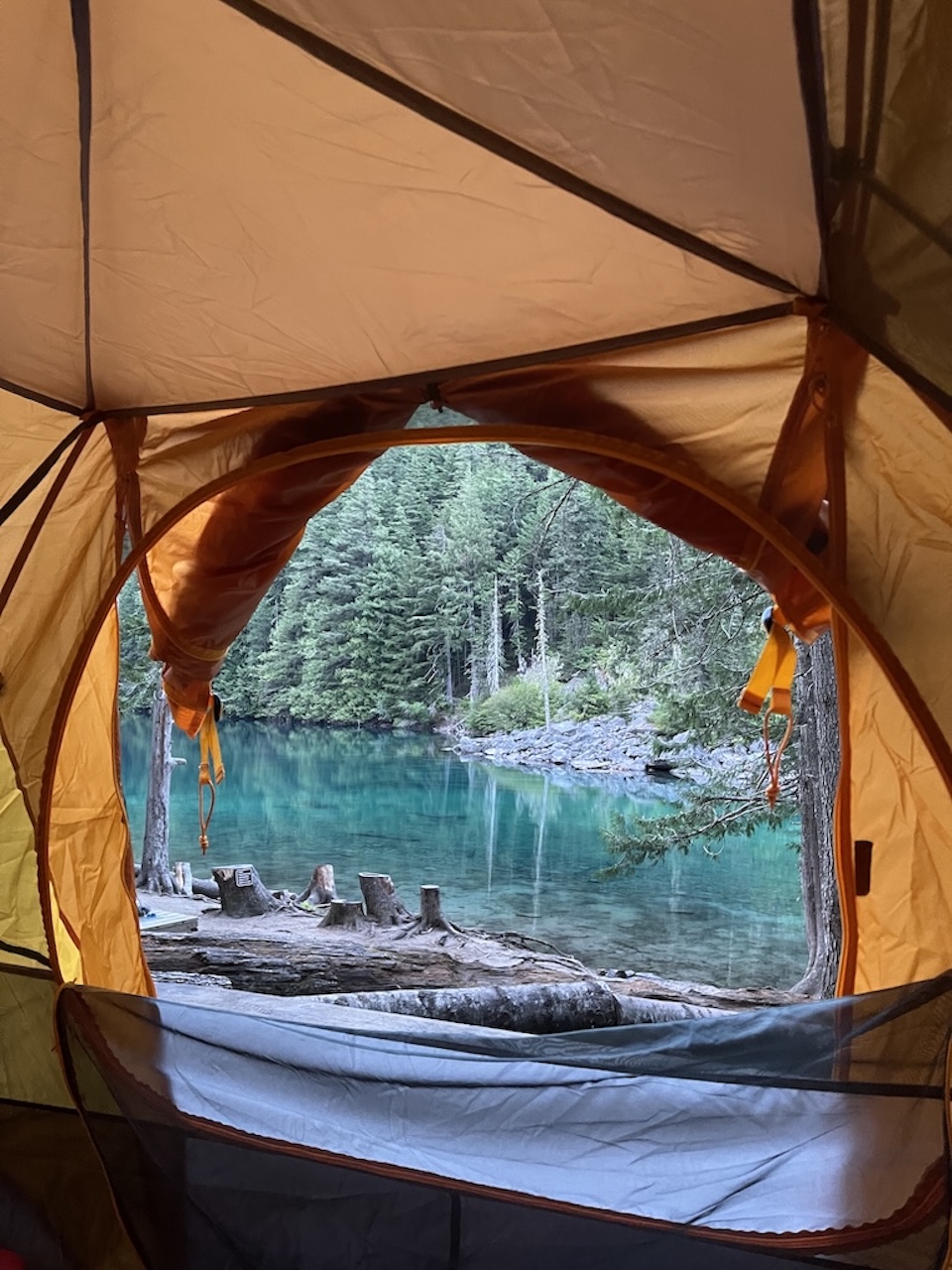 Backcountry Camp - Lindeman Lake